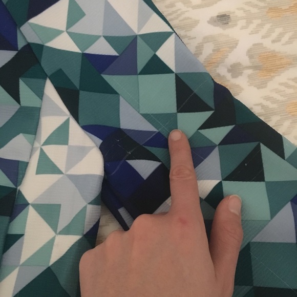 NWT H&M Bright Geometric Print Dress - Picture 5 of 5